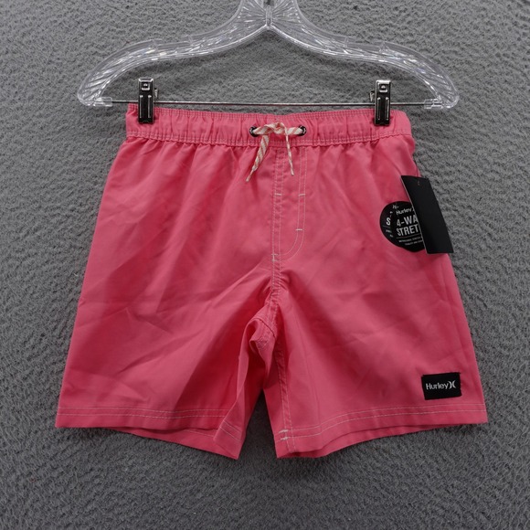 Hurley Other - Hurley Boy's Swim Trunks Shorts Size S Faded Coral‎ 4-Way Stretch NWT